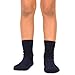 TeeHee Little Boys Basic Cotton Crew Socks 6 Pair (6-8 Years, Bright Stripe)