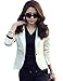 Legou Women's Slim OL Office Short Blazer Size L Beige
