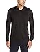 Perry Ellis Men's Three-Button Long-Sleeve Jacquard Polo Shirt
