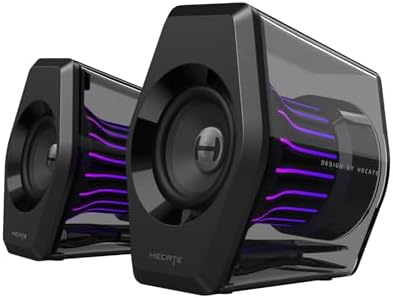 G2000 Pro Casse Gaming 2.0 RGB da 32W RMS / 64W Picco, Sincronizzazione Luci TempoFlow™ a 270°, Suono Surround Virtuale 7.1 - Bluetooth 5.4 / USB-C/AUX per PC, PS5 (Nero)