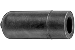 AU-VE-CO Clipsandfasteners Inc Rubber Vacuum Cap Black for 1/8" Diameter