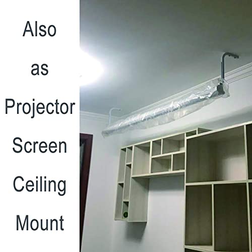2BeBest Universal Projector Screen Mount LBracket 11 in Longer Wall