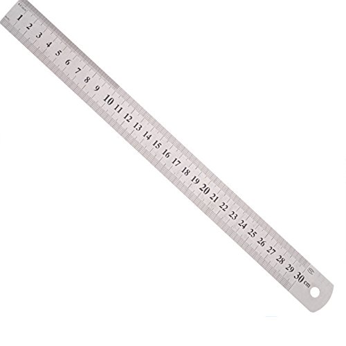 Home Mart 15cm 6 Inch Stainless Metal Ruler Measuring Tool