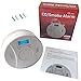 Smoke Detector and Carbon Monoxide Alarm Battery Operated with Digital Display, Travel Portable Photoelectric Fire&Co Alarm for Home
