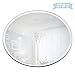 Light In The Dark Round Mirror Candle Plate Set - Box of 12 Mirror Trays - 12 inch Diameter with Beveled Edge - Perfect for Table Wedding Centerpieces, Party Decor, Crafts