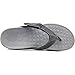 Vionic Men's Sandals Ryder Thong Orthaheel Technology Black Grey SZ 8