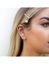 PAVOI - Pendientes de plata de ley 925 chapados en oro de 14 quilates con diseño de disco triangular, para mujer