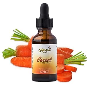 Allurials Carrot Seed Oil – 100% Pure & Organic, Unrefined, Cold Pressed, All Natural, aceite de zanahoria – Daucus…