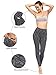PHISOCKAT High Waist Yoga Pants with Pockets, Tummy Control Yoga Pants for Women, Workout 4 Way Stretch Yoga Leggings (Space Dye Black, Large)thumb 4