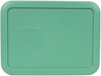 Pyrex 7210-PC 3-Cup Light Green Food Storage Replacement Lid - Made in USA