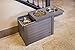 New Age Pet ECOFLEX Piedmont 2-Bowl Elevated Dog Feeder with Sliding Lid Storage Bin - Grey, Ideal for Small Spaces and Taller Dogs, Easy to Clean and Assemble, Non-Toxic and Moisture Resistant