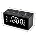 iTronics Upgraded Version LED Dual Alarm Clock Radio with USB Charging, Digital AM/FM Radio, Snooze, Brightness Control and Battery Backup Functions,12/24 Hours Display