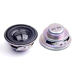 Cylewet 2Pcs Diameter 4cm 4ohm 3W Loudspeaker Audio