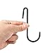 Vdomus Hanging Pot Rack - S-Shaped Shelf Pots and Pans Hanger - Heavy Duty Wall Mount Kitchen Utensil Holder - Kitchenware Organizer Racks for Storage - 17 lbs. Strong Grip Hooks - Set of 10 Black