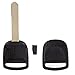 ECCPP Ignition Key, Replacement for 2 New Replacement Transponder Ignition Keyless Key Uncut Blade Blank 46 Chip