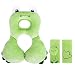 Baby Travel Pillow, FOME Kids Baby Toddler Neck Pillow Neck Support Neck Rest for Car Seat Travel Airplane with Safety Seat Belt Protection Cover Shoulder Fit for Baby 1-4 Years Old