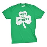 Drinks Well With Other Tee Funny Saint Patricks Day T Shirt L