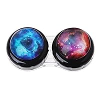 Lovhop Contact Lens Box Case Eyes Nursing Outer Space Portable Travel Container 1PC