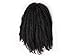 Pack of 3 Afro Kinky Marley 18 inch Braids Hair Extensions Synthetic Twist Crochet Braiding Hair