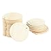 Juvale 48 Pack 3 Inch Wooden Circles for Holiday Crafts, DIY Wooden Circle Ornaments, Blank Wood Disks for Christmas Tree Decorations, 2.8 x 0.08 x 3 Inches