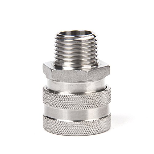 Home Brewing 304 Stainless Steel Quick Disconnect Set Home Brew Fitting Connector Homebrewing (1