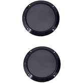 XunLiu 2-Pack 3" Black Speaker Grille Cover &ndash; Metal Mesh Horn | Guard with Mounting Screws &amp; Nuts,Universal Fit for Car, Home &amp; Bookshelf Speakers
