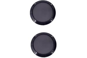 XunLiu 2PCS Audio Speaker Cover Mesh Grills Horn Guard with Screws for Car (3Inch, Black)