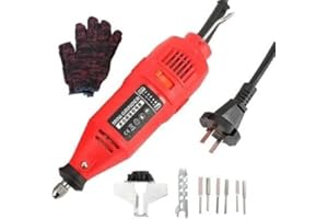 Finderomend Electric Handheld Chainsaw Grinding Machine Sharpener, 110 Volts 130W Portable Handheld Universal Chain Teeth Sharpening Tool, Extra 3 Diamond Bits Outdoor Grinding Machine File Tools