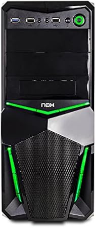 Nox Pax - Caja de computadora, Color Negro y Verde: Nox: Amazon.es: Informática