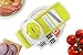 Gourmia GMS9225 5-in-1 Mandolin Slicer Handheld Kitchen Slicer With 5 changeable Parts Multiple Grating Blades for Fine to Coarse Slicing, Durable BPA free food safe material