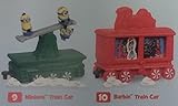 Mcdonalds 2017 HOLIDAY EXPRESS - #9 MINIONS TRAIN CAR & #10 BARBIE TRAIN CAR