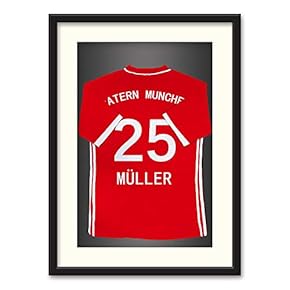 signwin Athletes Jersey Theme Wall Art Black Framed...
