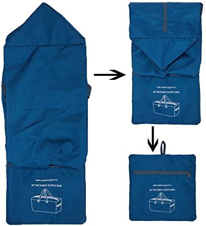 Foldable Duffel Bag 30" / 75L Lightweight with Water Rresistant for Travel 6 Foldable Duffel Bag 30" / 75L Lightweight with Water Rresistant for Travel