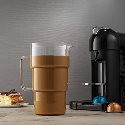 JoyJolt Pila Glass Drink Pitcher with Spout. 64oz / Half Gallon Pitcher