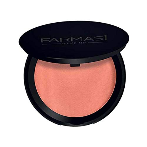peach blush on