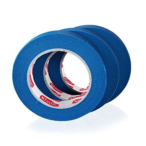 XFasten Professional Blue Painters Tape, MultiUse, 3/4 Inches x 60