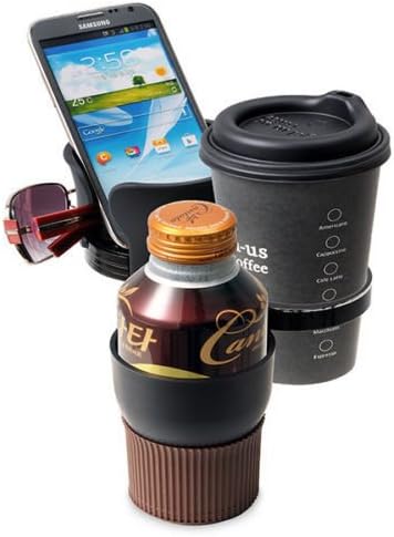 SOFTMAN (Original brand) multicup holder multi cup holder for car cup holder cup holder (BLACK)
