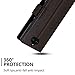 LOKAKA Leather Wallet Phone Case for Sony Xperia 10 Plus, Folding Flip Cases Protective Cover Strong Magnetic Closure Protector with Card Slots Kickstand (Brown, 6.5