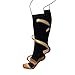 EagleUS 1 Pair Copper Compression Socks Knee High Mens and Womens Nursing Compression Socks, Support Pain Relief Stockings (M)