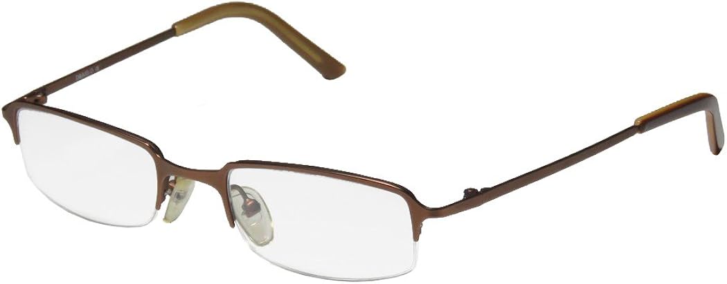 rimless designer eyeglass frames