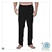 Cottonique Men's Drawstring Lounge Pants (L/XL) Black