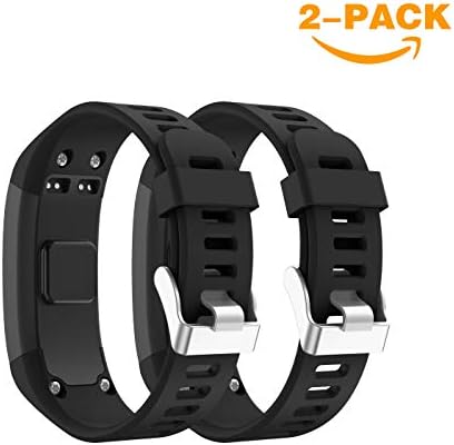 SUPORE Compatible with Vivosmart HR Watch Band, Accessories Adjustable Soft Silicone Replacement Wrist Watch Strap Designed for Vivosmart HR Smart Watch (No Tracker, Replacement Band Only)