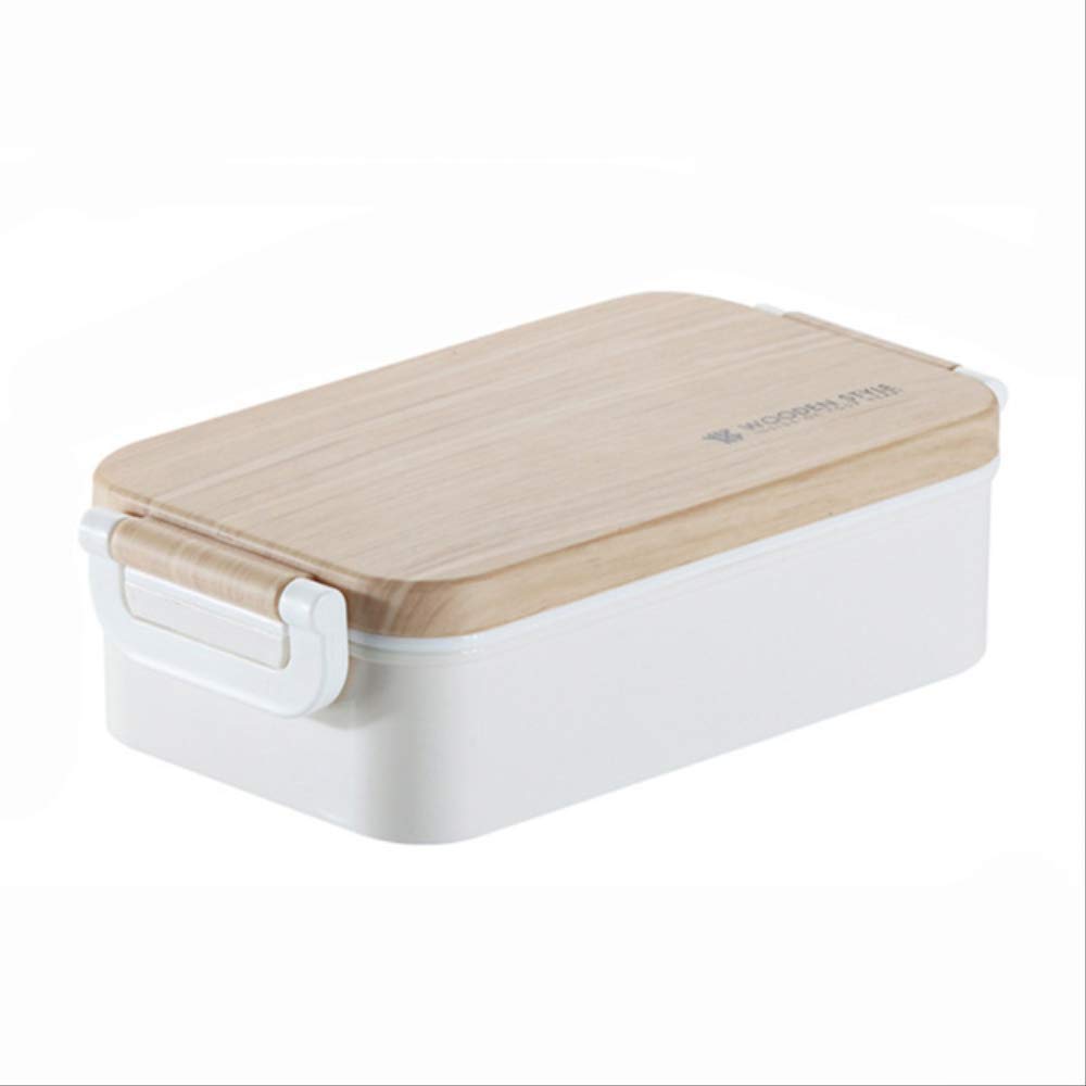 AQBHEDKO Japanese Lunch Box Ensalada de Madera Bento Box Portable ...