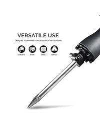 tooluxe 02625 40 CRV Jack Martillo Bit Set Incluye Dos cinceles