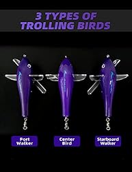 BLUEWING 36" Upgraded Fishing Spreader Bar Port