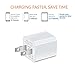 Certified USB 5W 1A Universal Travel Power Wall Charger with [Heavy Duty] 10 FEET/ 3 METER Lightning to USB Cable (2 Pack)