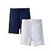 Gerber Graduates Baby Girls' Toddler 2 Pack Bike Short, Navy/White, 4T