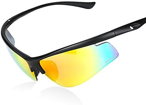 HODGSON Polarized Sports Sunglasses for Men or Women, Extremely Light UV400 Protection Sports Glasses, Cycling Running Glasses, TR90 Unbreakable