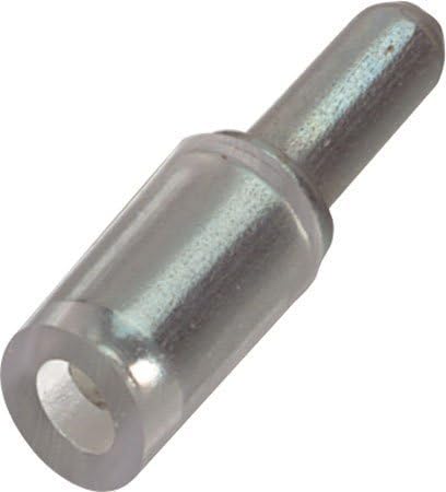 HARDWARE FOR YOU LTD Pack of 20 Glass Shelf Support Plug for A 3MM Hole Book CASE Shelf Support PINS PEG Stud Steel