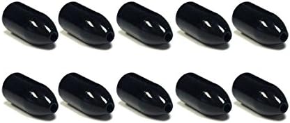 Interwebz 10 Pack Tungsten Bullet Worm Weight for Bass Fishing Pitching and Flipping Sinker - Multiple Sizes and Colors Available